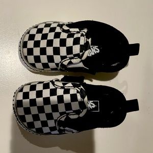 Infant Checkerboard Vans Size 3 Infant